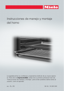 Manual de uso Miele H 6167 B Horno