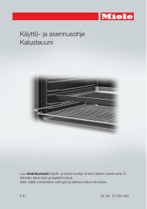 Käyttöohje Miele H 6167 BP Uuni