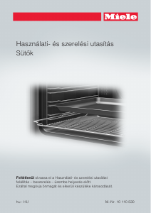 Használati útmutató Miele H 6360 BP Kemence