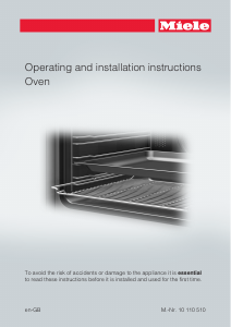 Manual Miele H 6360 BP Oven