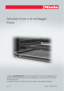 Manuale Miele H 6360 BP Forno