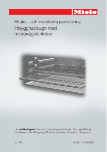 Bruksanvisning Miele H 6401 B Ugn