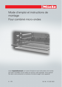 Mode d’emploi Miele H 6401 B Four