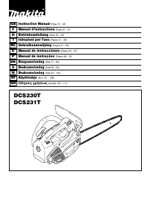 Manual Makita CS230TC Motosserra