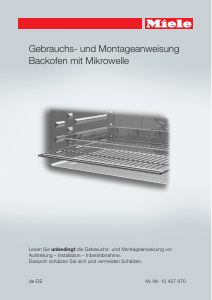 Bedienungsanleitung Miele H 6401 BMX Backofen