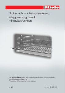 Bruksanvisning Miele H 6401 BMX Ugn