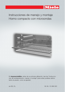 Manual de uso Miele H 6800 BMX Horno