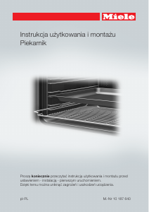 Instrukcja Miele H 6860 BP Piekarnik