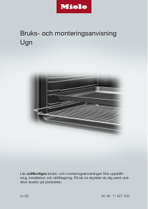 Bruksanvisning Miele H 7162-1 BP Endurance Ugn