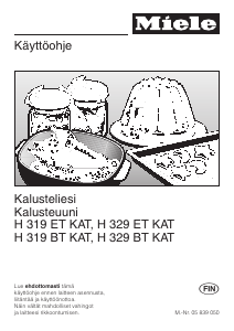 Käyttöohje Miele H 329 BT-KAT Liesi