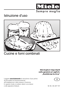 Manuale Miele H 373 BT-KAT Cucina