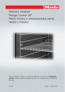 Manuál Miele HR 1622 Sporák