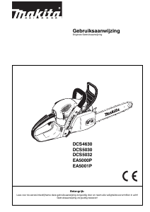 Handleiding Makita DCS5030 Kettingzaag