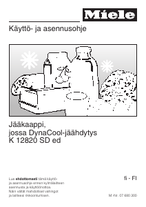 Käyttöohje Miele K 12820 SD ed Jääkaappi