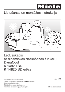 Rokasgrāmata Miele K 14820 SD Ledusskapis