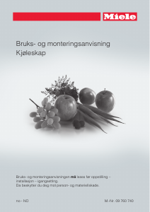 Bruksanvisning Miele K 1801 Vi Kjøleskap