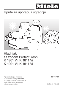 Priručnik Miele K 1801 Vi Hladnjak