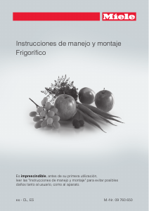 Manual de uso Miele K 1801 Vi Refrigerador
