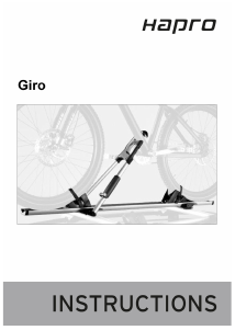 Mode d’emploi Hapro Giro Porte-vélo