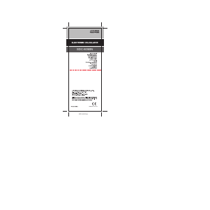 Handleiding Citizen SDC-805BN Rekenmachine