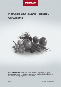 Instrukcja Miele K 2802 Vi Lodówka