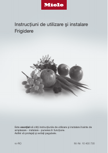 Manual Miele K 28202 D edt/cs Frigider