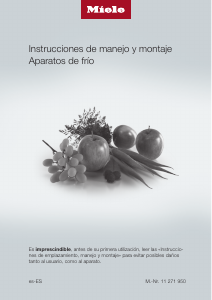 Manual de uso Miele K 2901 Vi Refrigerador