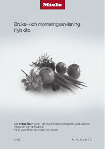 Bruksanvisning Miele K 2901 Vi Kylskåp