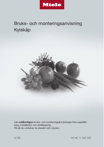 Bruksanvisning Miele K 2902 Vi Kylskåp