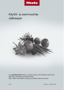 Käyttöohje Miele K 31222 Ui-1 Jääkaappi