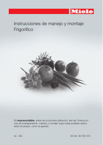 Manual de uso Miele K 35272 iD Refrigerador