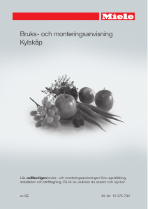 Bruksanvisning Miele K 37222 iD Kylskåp