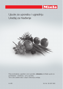 Priručnik Miele K 5122 Ui Hladnjak