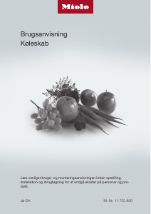 Brugsanvisning Miele K 7114 E Køleskab