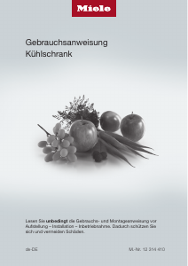 Bedienungsanleitung Miele K 7125 E Kühlschrank