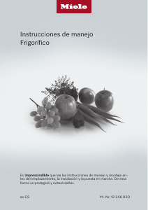 Manual de uso Miele K 7126 E Refrigerador