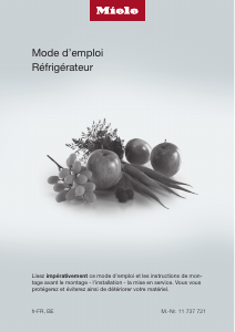 Mode d’emploi Miele K 7314 E Réfrigérateur