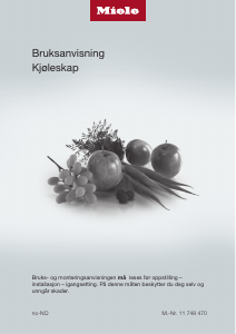 Bruksanvisning Miele K 7433 E Kjøleskap