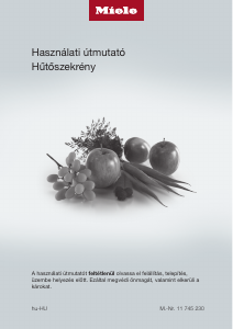 Használati útmutató Miele K 7743 E Hűtőszekrény