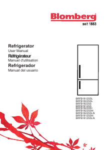 Manual de uso Blomberg BRFB 1822 SSLN Frigorífico combinado