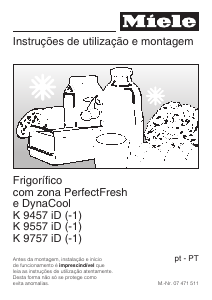 Manual Miele K 9757 iD-1 Frigorífico