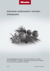 Instrukcja Miele KS 28463 D ed/cs Lodówka