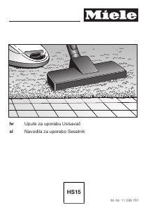 Priročnik Miele Complete C3 Parquet XL Sesalnik