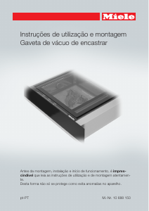 Manual Miele EVS 6214 Máquina vácuo