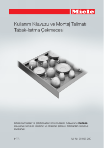 Kullanım kılavuzu Miele EGW 6210 Sıcak tutma çekmecesi