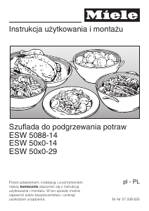 Instrukcja Miele ESW 5080-29 Szuflada grzewcza