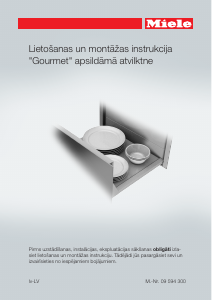 Rokasgrāmata Miele ESW 6229 X Sildīšanas atvilktne