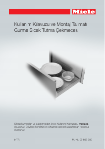 Kullanım kılavuzu Miele ESW 6229 X Sıcak tutma çekmecesi