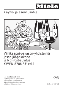 Käyttöohje Miele KWFN 8706 SE ed-1 Viinikaappi