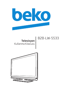 Kullanım kılavuzu BEKO B28 LW 5533 LED televizyon